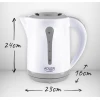 Електрочайник Adler AD 1244 2,5 л 2000 Вт White (5908256835399)
