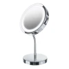 Дзеркало косметичне Adler AD 2159 з LED-підсвічуванням 15 см Chrome (5908256835818)