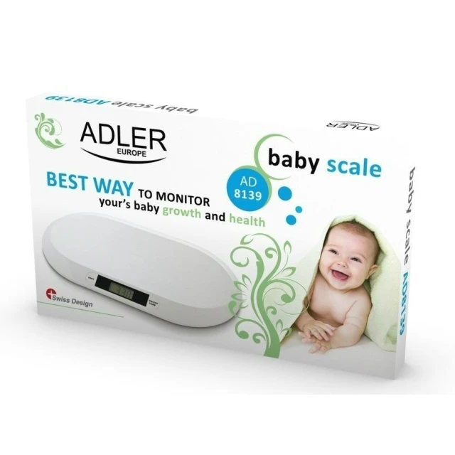 Дитячі ваги Adler AD 8139 20 кг White (5908256838352)