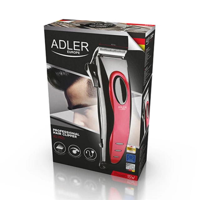 Машинка для стрижки Adler AD 2825 Red (5908256838604)