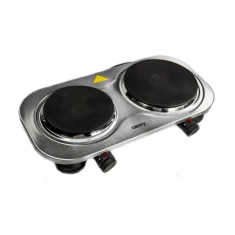 Електроплитка Adler CR 6511 2 конфорки 2500 Вт Stainless Steel (5908256839083)