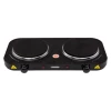 Електроплитка Adler MS 6509 2 конфорки 2000 Вт Black (5908256839137)
