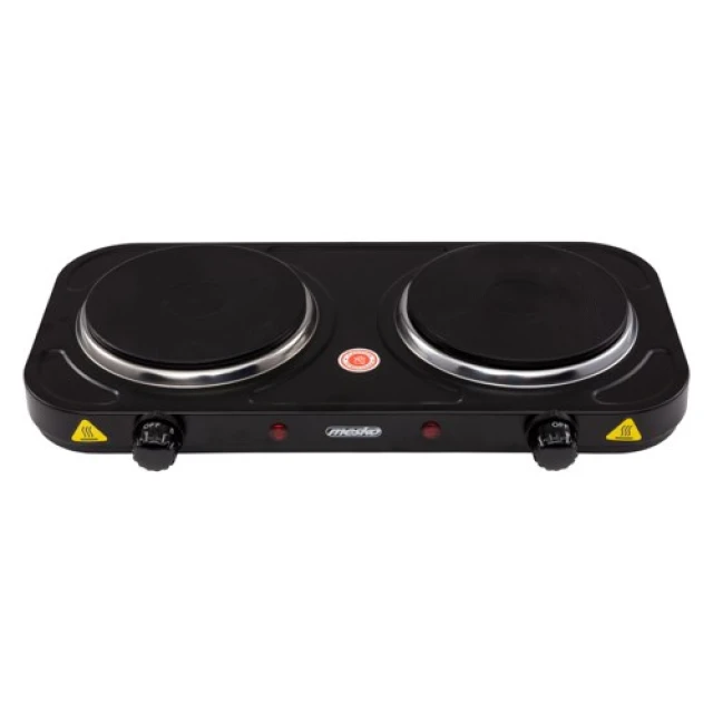 Електроплитка Adler MS 6509 2 конфорки 2000 Вт Black (5908256839137)