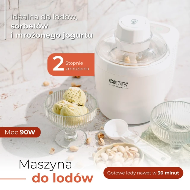 Мороженица Adler CR 4481 0,7 л 90 Вт White (5908256839885)