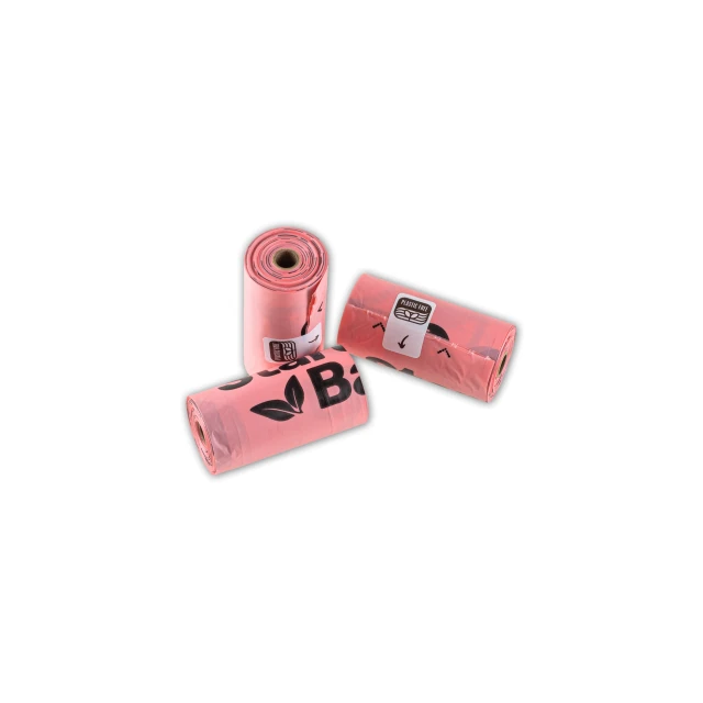Пакеты для уборки ZOLUX Starchbag компостируемые Pink 15 шт (5908261595967)
