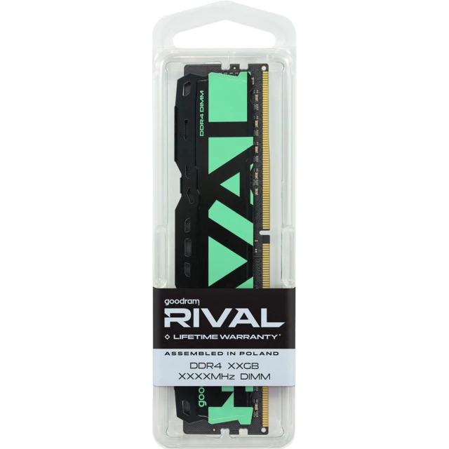 Оперативная память Goodram RIVAL Radiant DDR4 8GB 3200MHz Green (5908267914984)