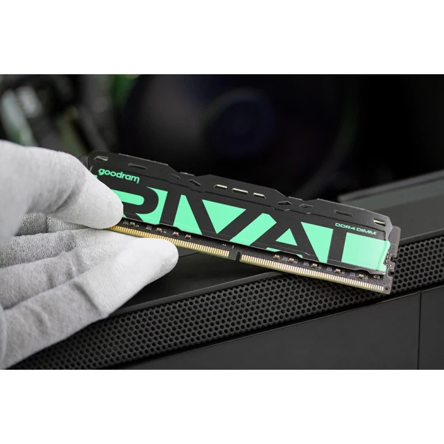 Оперативна пам'ять Goodram RIVAL Radiant DDR4 32GB 3200MHz Green (5908267915288)