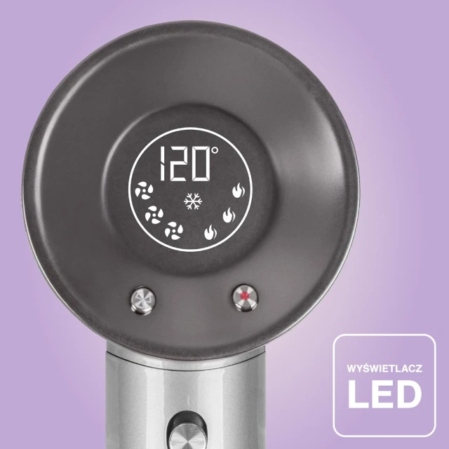 Фен для волосся Eldom HT280 1500 Вт LED-дисплей (5908277380007)