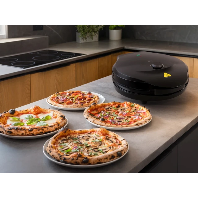 Піца-мейкер Eldom ST1000 Pizzo 1450 Вт діаметр плит 32 см (5908277380069)