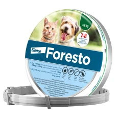 Нашийник від бліх і кліщів для котів і собак Elanco до 8 кг Foresto 38 см (5909990908479)