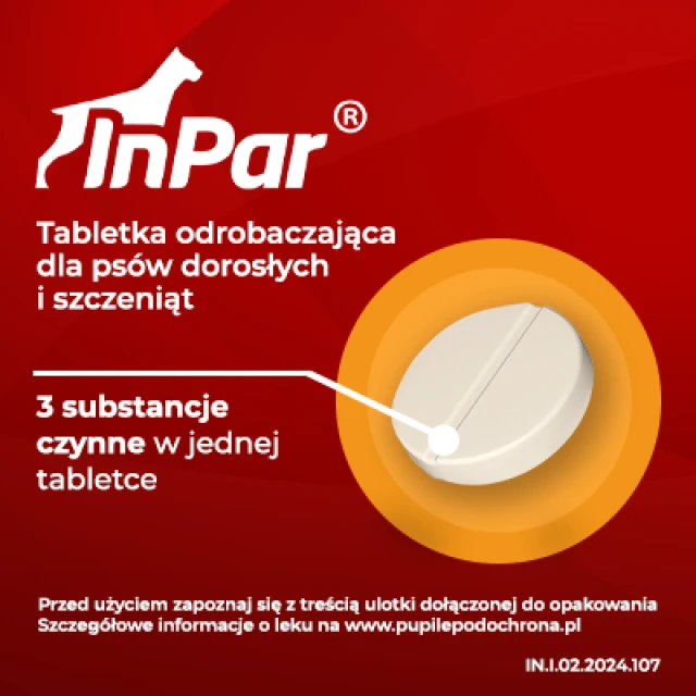 Таблетки для собак Vet-Agro InPar 2 шт (5909991242343)
