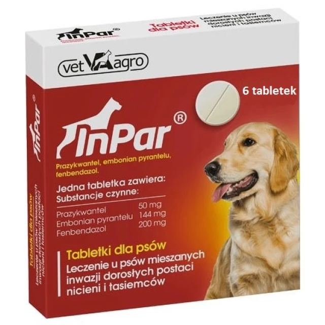 Таблетки для собак Vet-Agro InPar 6 шт (5909991242367)