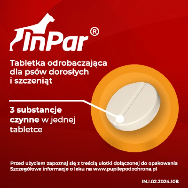 Таблетки для собак Vet-Agro InPar 6 шт (5909991242367)