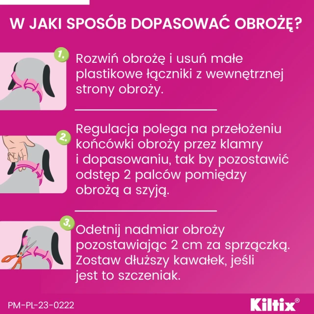 Нашийник для собак Bayer Kiltix від кліщів і бліх 70 см (5909997000770)