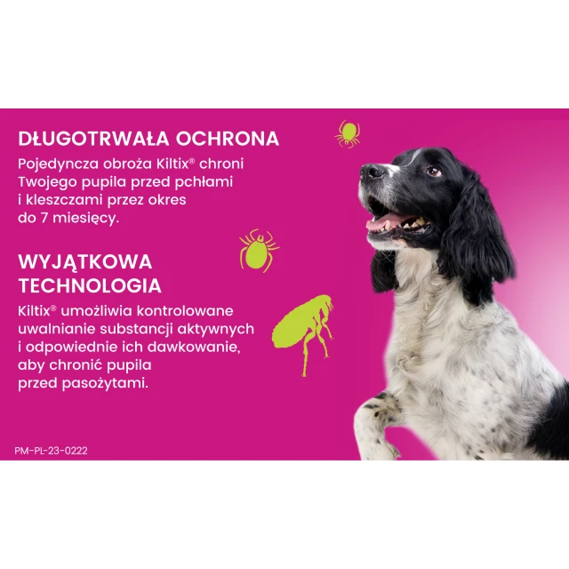 Нашійник для собак Bayer Kiltix від кліщів і бліх 53 см (5909997000787)