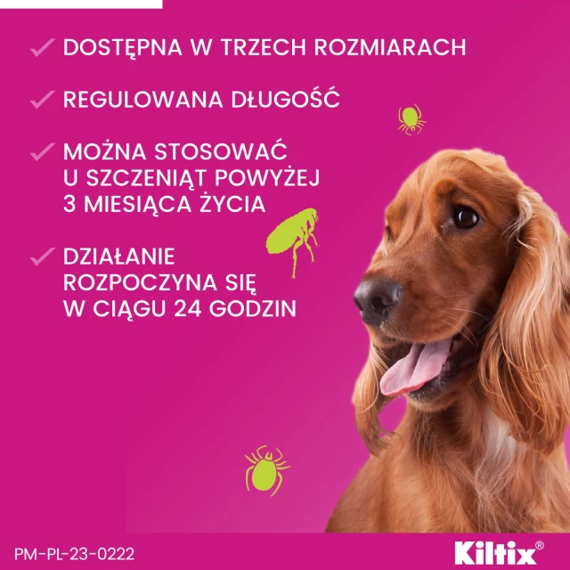 Нашійник для собак Bayer Kiltix від кліщів і бліх 53 см (5909997000787)