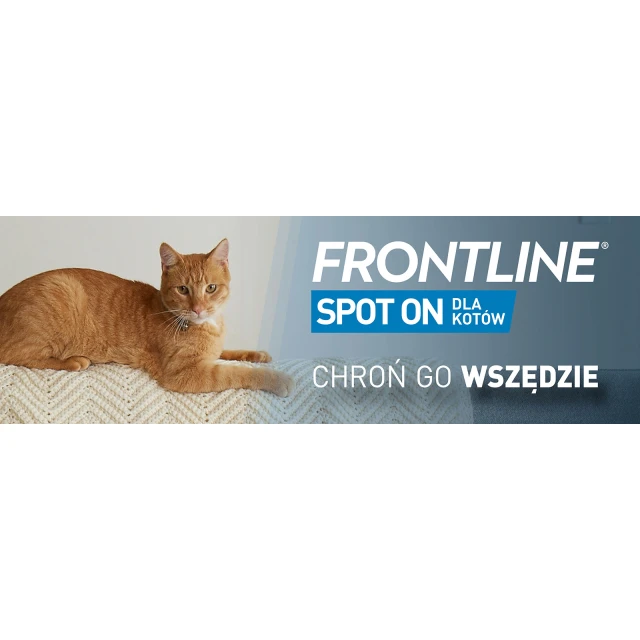 Капли для котов Frontline Spot-On 3 шт x 0,5 мл (5909997019574)