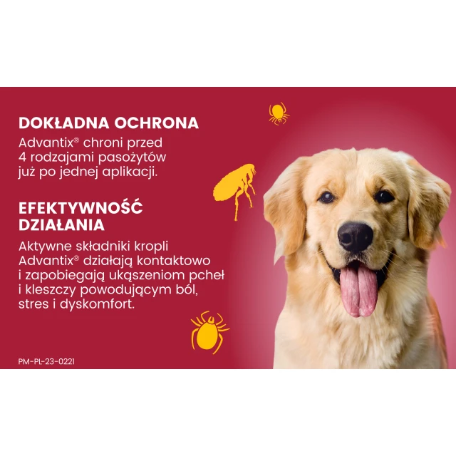 Краплі для собак Bayer Advantix від кліщів і бліх 25–40 кг 4 мл (5909997024080)