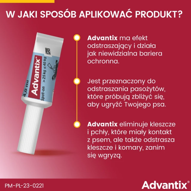 Краплі для собак Bayer Advantix від кліщів і бліх 25–40 кг 4 мл (5909997024080)