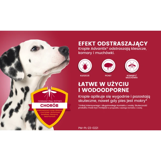 Краплі для собак Bayer Advantix від кліщів і бліх 10–25 кг 4 шт x 2,5 мл (5909997024219)