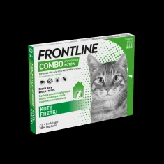 Краплі від бліх і кліщів для котів Frontline Combo Spot-On 3 шт x 0,5 мл (5909997034065)