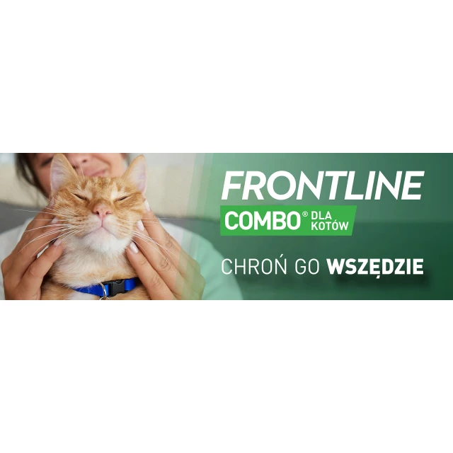 Краплі від бліх і кліщів для котів Frontline Combo Spot-On 3 шт x 0,5 мл (5909997034065)