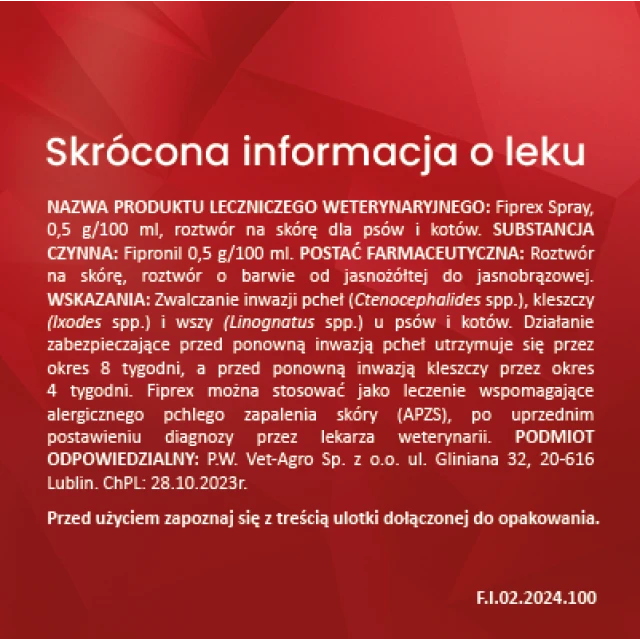 Спрей для собак і котів Vet-Agro Fiprex 250 мл (5909997066646)