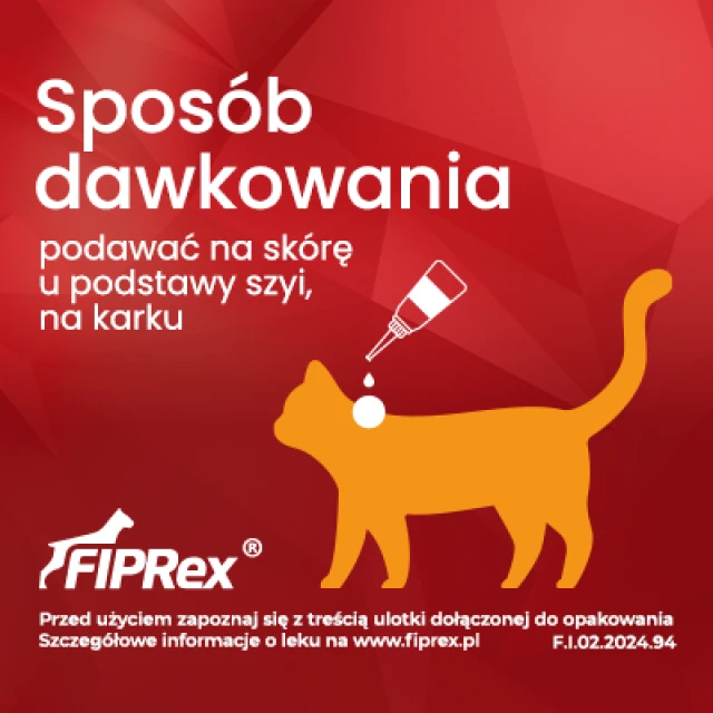 Краплі для котів Vet-Agro Fiprex від бліх і кліщів 0,7 мл (5909997066653)