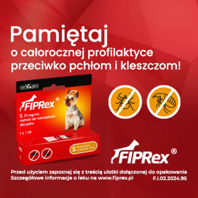 Краплі для собак Vet-Agro Fiprex S 2–10 кг 1 мл (5909997066660)