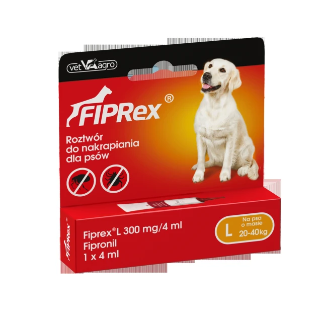 Краплі для собак Vet-Agro Fiprex L 20–40 кг 4 мл (5909997066684)