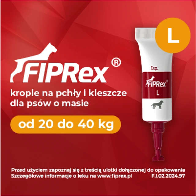 Краплі для собак Vet-Agro Fiprex L 20–40 кг 4 мл (5909997066684)