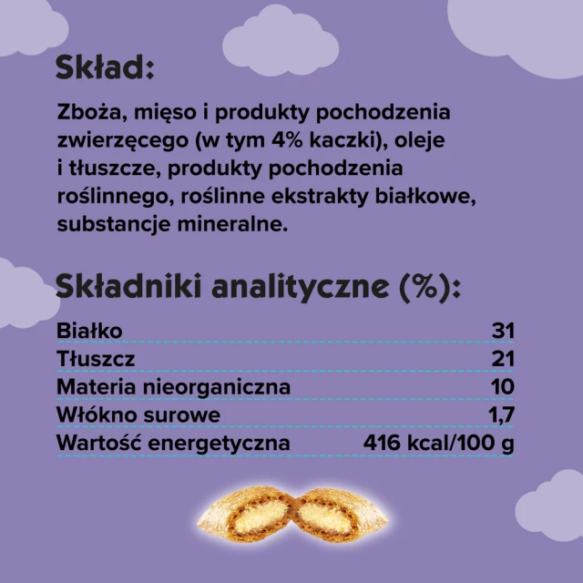 Ласощі для котів Dreamies з качкою 60 г (5998749116500)
