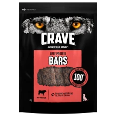 Ласощі для собак Crave Protein Bars з яловичиною 76 г (5998749141830)