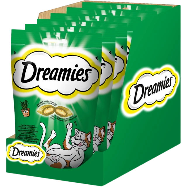 Ласощі для котів Dreamies з котячою м'ятою 180 г (5998749143704)