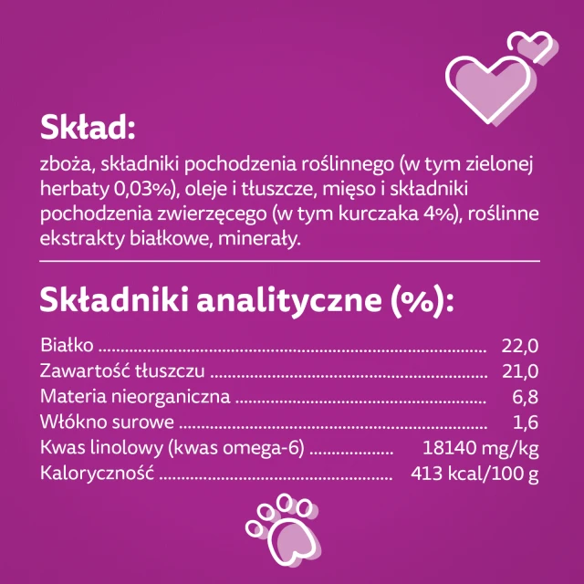Лакомства для котов Whiskas Zdrowy Blask с курицей 45 г (5998749145555)