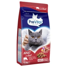 Сухий корм для котів Prevital з яловичиною 1,4 кг (5999566111150)