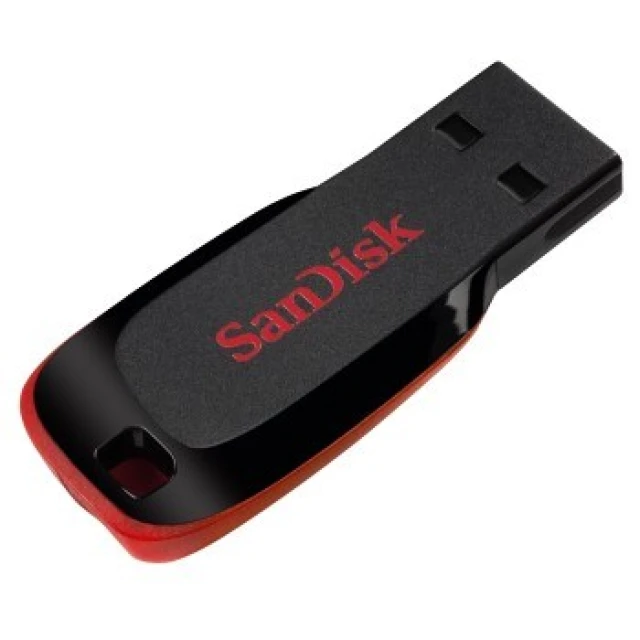 USB-накопичувач SanDisk Cruzer Blade SDCZ50-064G-B35 USB 2.0 64 GB Black (619659097318)