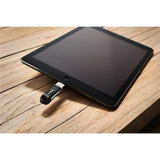 USB-флешка SanDisk iXpand GO 256 ГБ Lightning USB 3.0 Silver (619659169947)