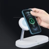 Бездротовий зарядний пристрій Tech-Protect A12 3-in-1 15W White with MagSafe (6216990211850)