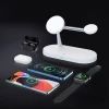 Бездротовий зарядний пристрій Tech-Protect A12 3-in-1 15W White with MagSafe (6216990211850)