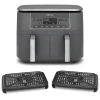 Аерогриль Ninja Double DZ300EU 2400 Вт 7,6 л Grey (622356322690)