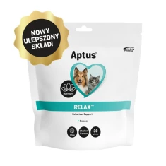 Кормова добавка для собак і котів Aptus Relax при стресі та тривожності 30 шт (6432100059352)