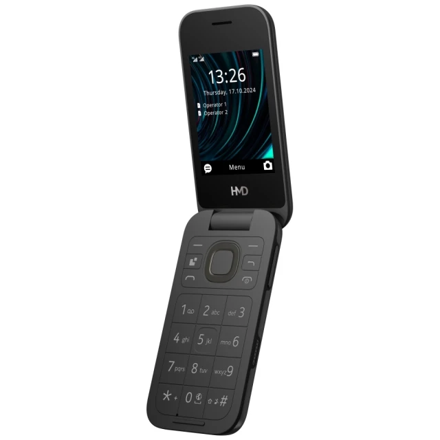 Телефон HMD 2660 Flip TA-1711 DS Black (1GF033CPH1L04)