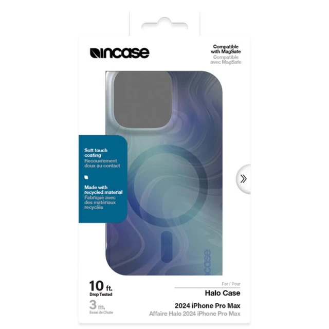 Чохол Incase Halo для iPhone 16 Pro Max Oil Slick Ocean with MagSafe (INPH190412-OSOC)