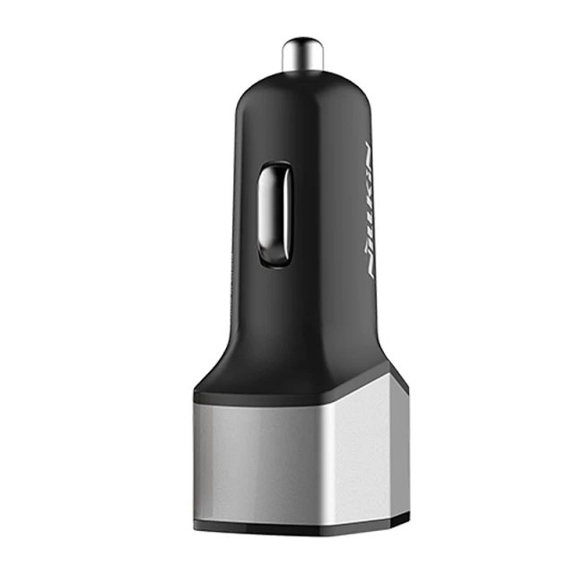 Автомобільний зарядний пристрій Nillkin Celerity Car Charger 2x USB-A | 1x USB-C Silver (32W-SL)