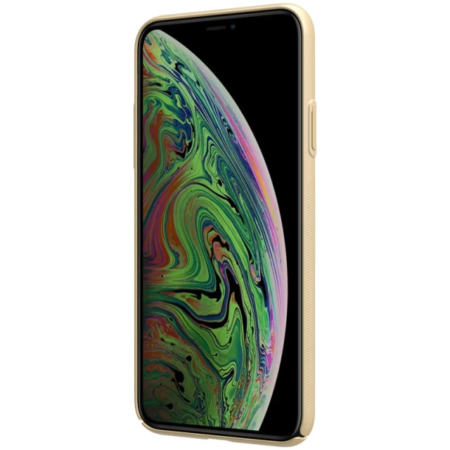 Чохол Nillkin Super Frosted Shield для iPhone 11 Pro Max Golden (IP65-84152)