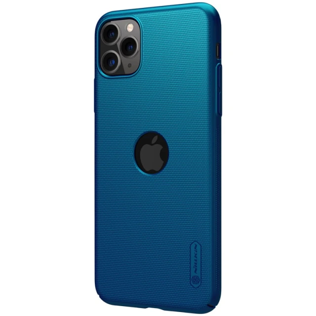 Чохол Nillkin Super Frosted Shield для iPhone 11 Pro Max Peacock Blue (IP65-86606)