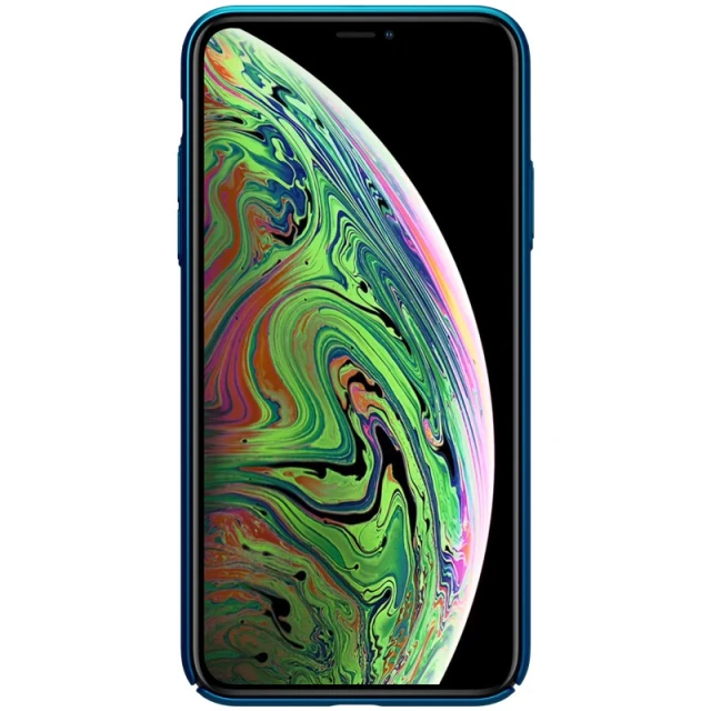 Чохол Nillkin Super Frosted Shield для iPhone 11 Pro Max Peacock Blue (IP65-86606)