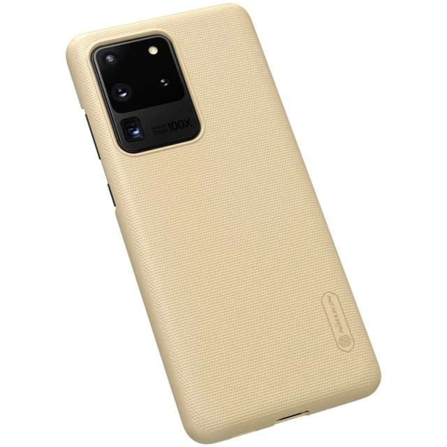 Чохол Nillkin Super Frosted Shield для Samsung Galaxy S20 Ultra Golden (S20U-95424)