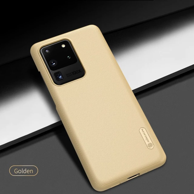 Чохол Nillkin Super Frosted Shield для Samsung Galaxy S20 Ultra Golden (S20U-95424)